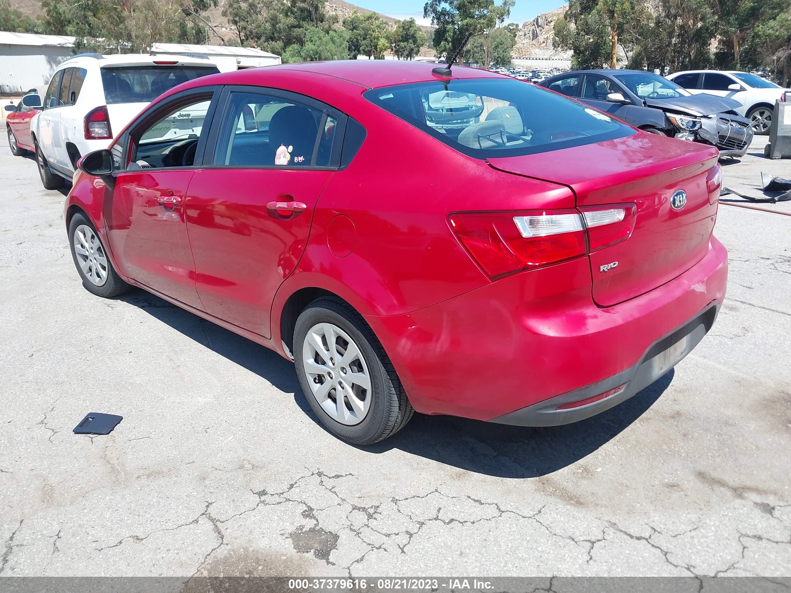 Photo 2 VIN: KNADM4A37F6504487 - KIA RIO 