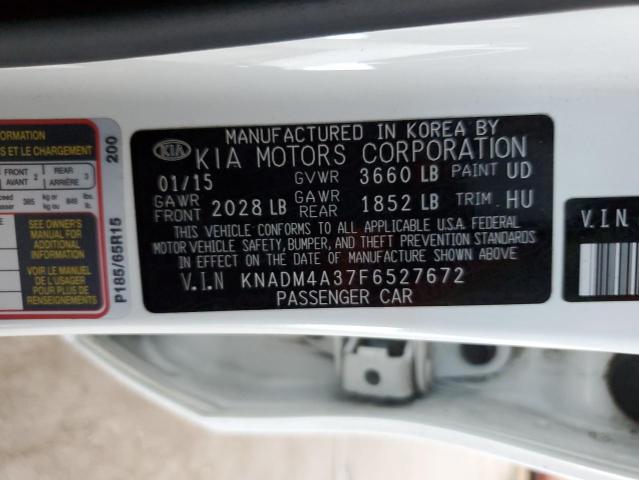 Photo 12 VIN: KNADM4A37F6527672 - KIA RIO 