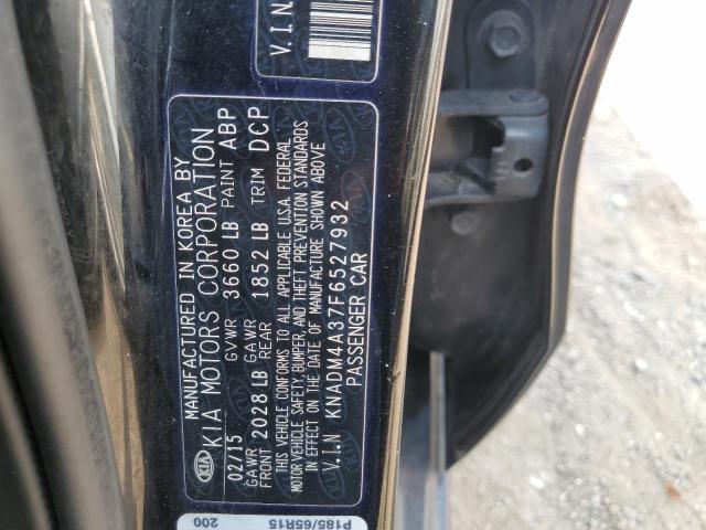 Photo 11 VIN: KNADM4A37F6527932 - KIA RIO LX 