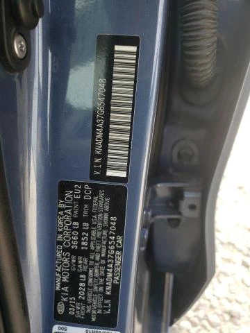 Photo 11 VIN: KNADM4A37G6547048 - KIA RIO LX 