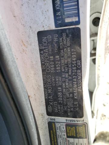 Photo 11 VIN: KNADM4A37G6564917 - KIA RIO LX 