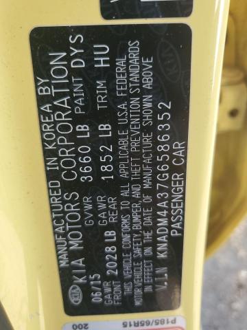 Photo 11 VIN: KNADM4A37G6586352 - KIA RIO LX 