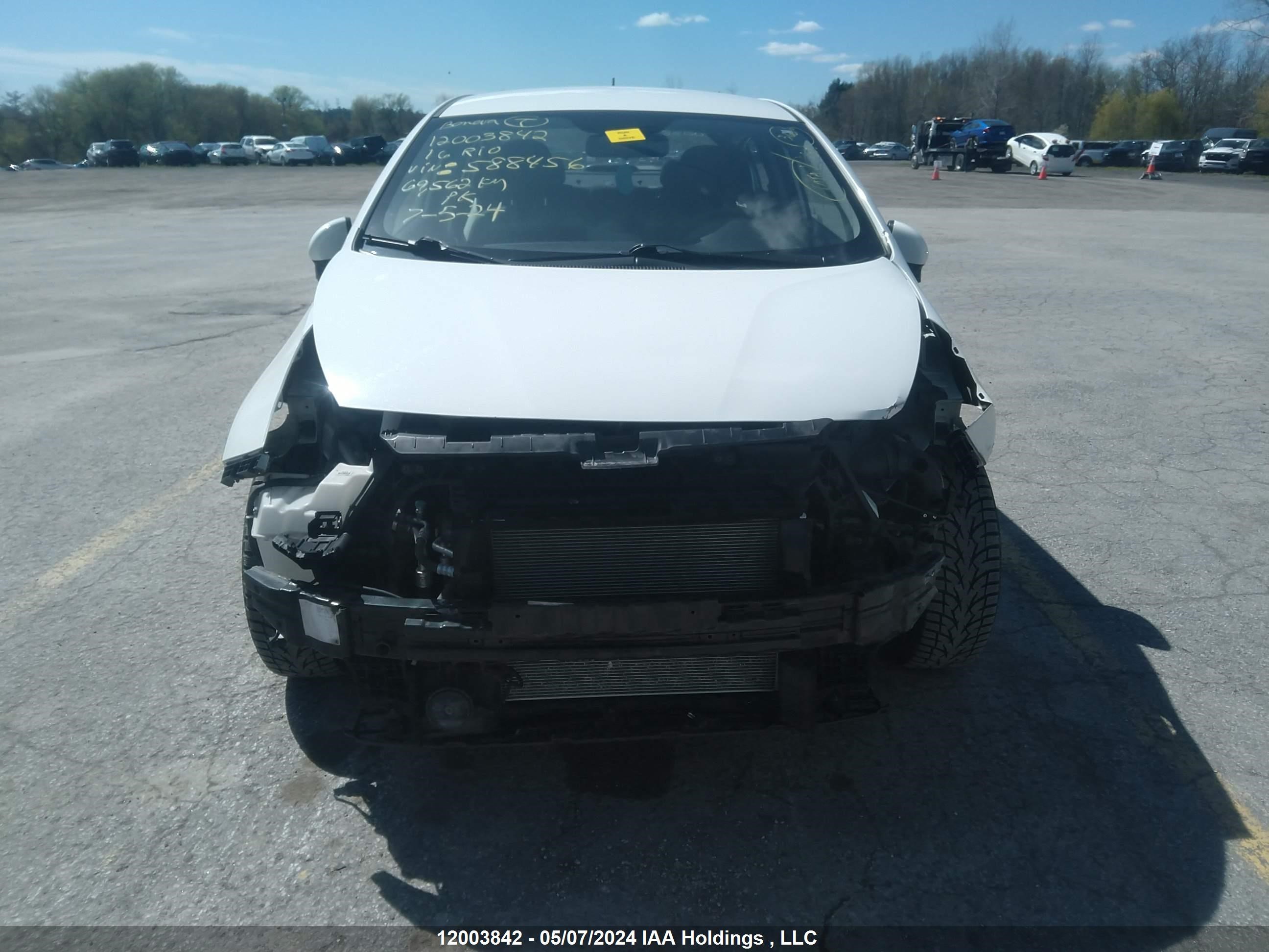 Photo 12 VIN: KNADM4A37G6588456 - KIA RIO 