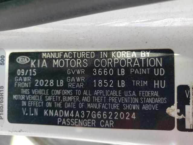 Photo 11 VIN: KNADM4A37G6622024 - KIA RIO 