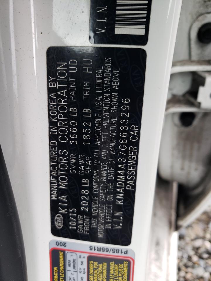 Photo 11 VIN: KNADM4A37G6633296 - KIA RIO 