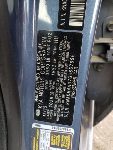 Photo 12 VIN: KNADM4A37G6667996 - KIA RIO LX 