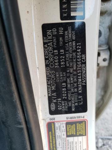 Photo 11 VIN: KNADM4A37G6686421 - KIA RIO 