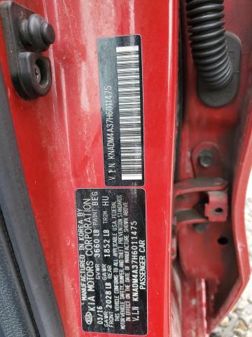 Photo 11 VIN: KNADM4A37H6011475 - KIA RIO 