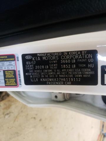 Photo 9 VIN: KNADM4A37H6119112 - KIA RIO LX 