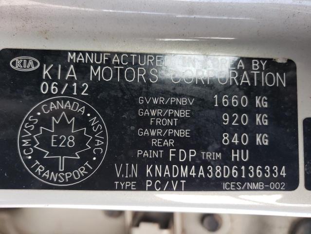 Photo 11 VIN: KNADM4A38D6136334 - KIA RIO 