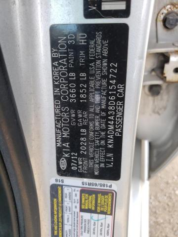 Photo 9 VIN: KNADM4A38D6154722 - KIA RIO LX 