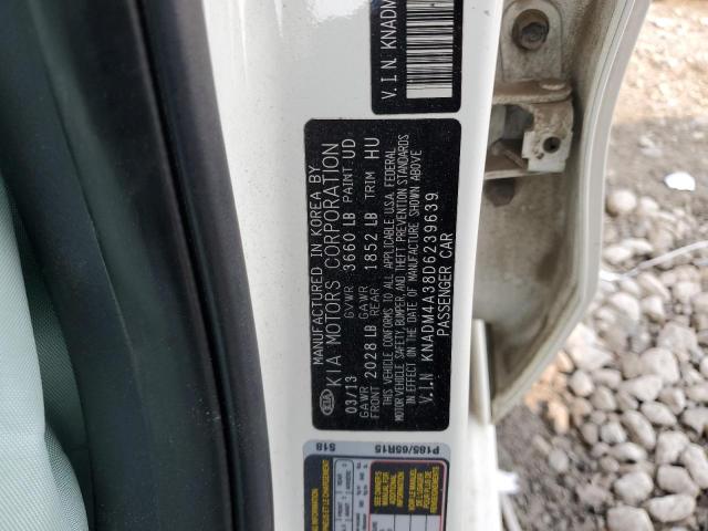 Photo 11 VIN: KNADM4A38D6239639 - KIA RIO LX 