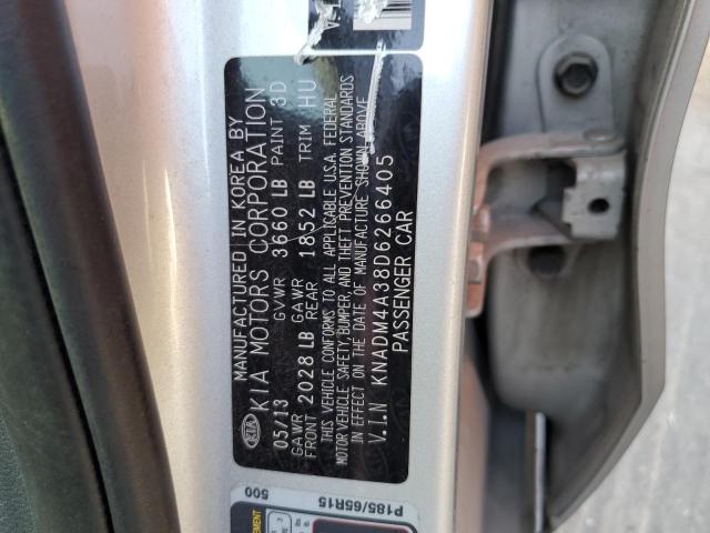 Photo 11 VIN: KNADM4A38D6266405 - KIA RIO LX 