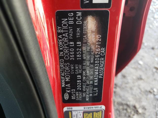 Photo 11 VIN: KNADM4A38D6267120 - KIA RIO 