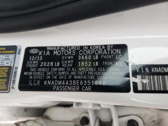 Photo 9 VIN: KNADM4A38E6351648 - KIA RIO 