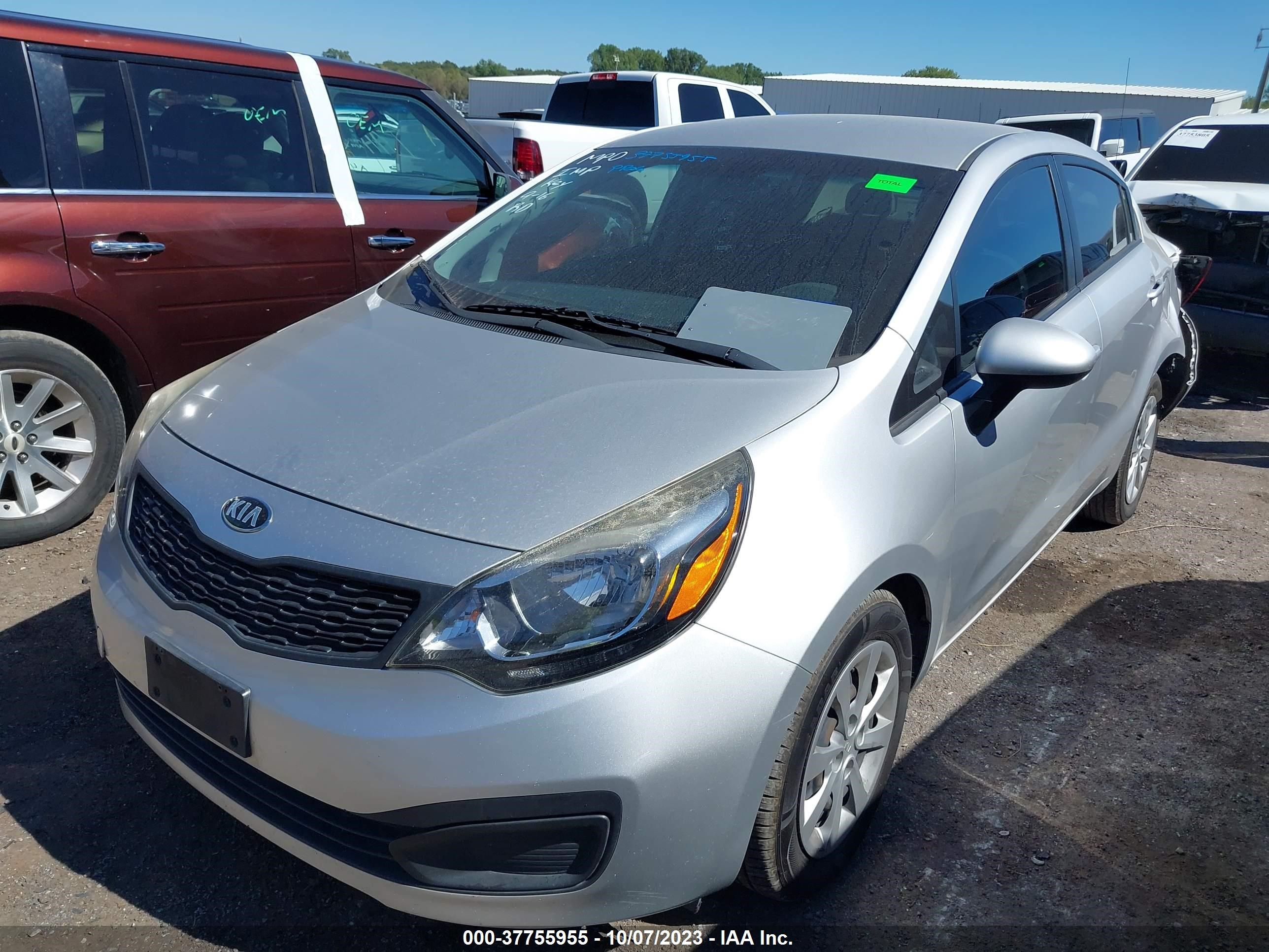 Photo 1 VIN: KNADM4A38E6400122 - KIA RIO 