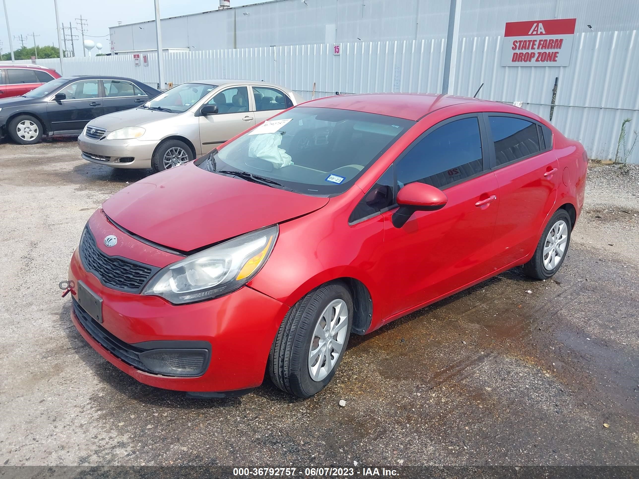 Photo 1 VIN: KNADM4A38F6440332 - KIA RIO 