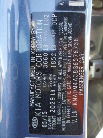 Photo 11 VIN: KNADM4A38G6576736 - KIA RIO LX 