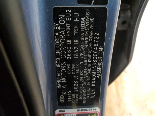 Photo 11 VIN: KNADM4A38G6646722 - KIA RIO LX 