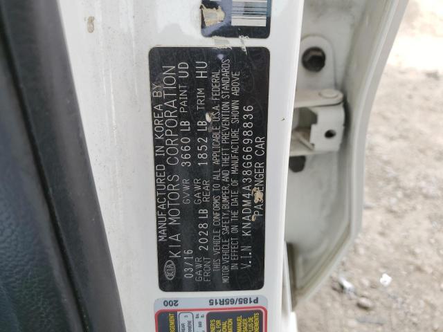 Photo 9 VIN: KNADM4A38G6698836 - KIA RIO LX 