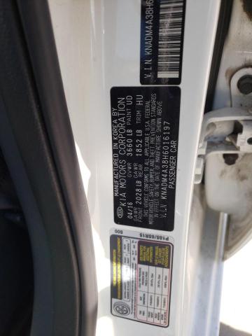 Photo 11 VIN: KNADM4A38H6016197 - KIA RIO LX 