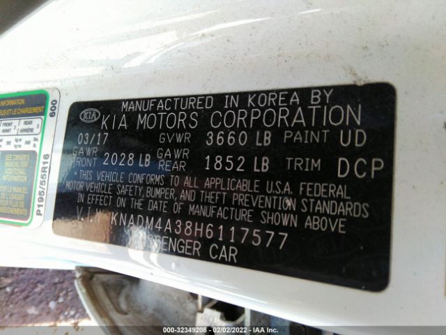 Photo 8 VIN: KNADM4A38H6117577 - KIA RIO 