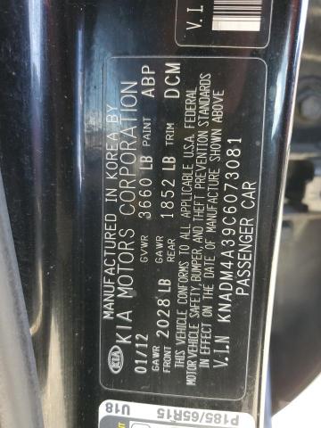 Photo 11 VIN: KNADM4A39C6073081 - KIA RIO LX 