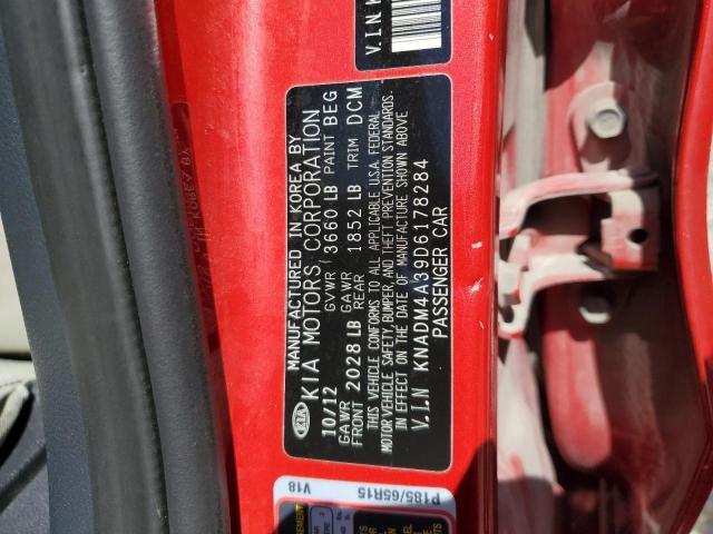 Photo 12 VIN: KNADM4A39D6178284 - KIA RIO LX 