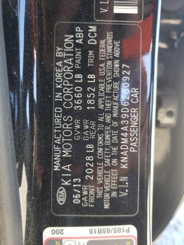 Photo 9 VIN: KNADM4A39D6280927 - KIA RIO LX 