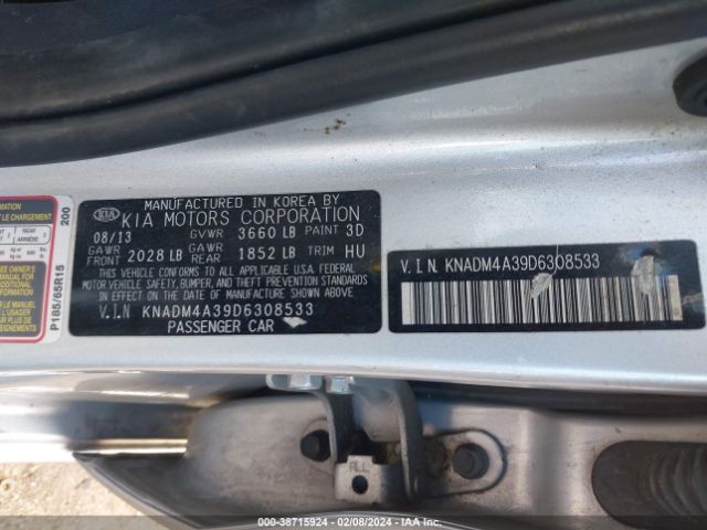 Photo 8 VIN: KNADM4A39D6308533 - KIA RIO 