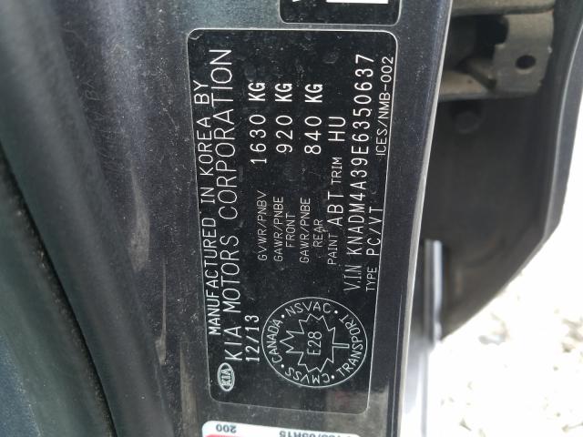 Photo 9 VIN: KNADM4A39E6350637 - KIA RIO LX 