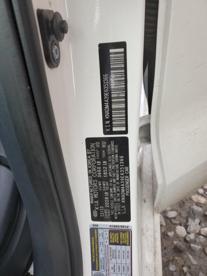 Photo 11 VIN: KNADM4A39E6351366 - KIA RIO 