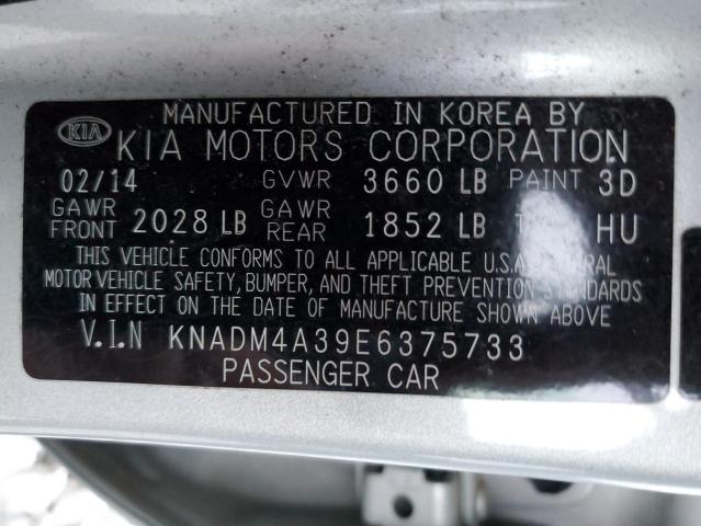 Photo 11 VIN: KNADM4A39E6375733 - KIA RIO LX 