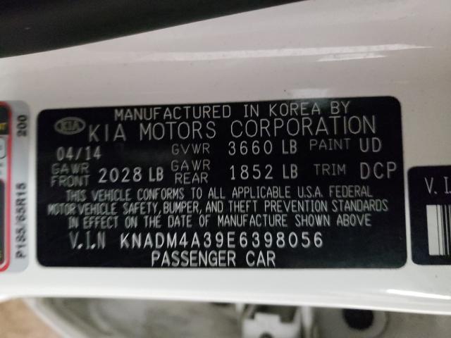 Photo 9 VIN: KNADM4A39E6398056 - KIA RIO LX 