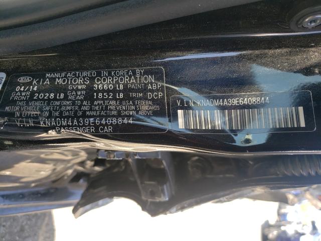 Photo 9 VIN: KNADM4A39E6408844 - KIA RIO LX 