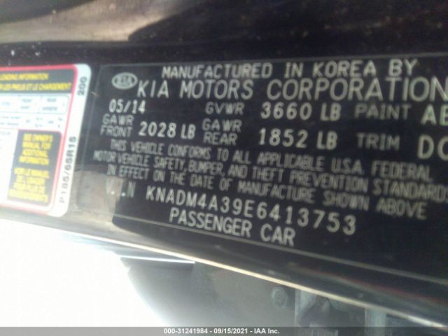 Photo 8 VIN: KNADM4A39E6413753 - KIA RIO 