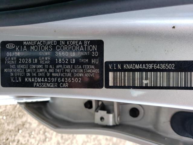 Photo 9 VIN: KNADM4A39F6436502 - KIA RIO LX 