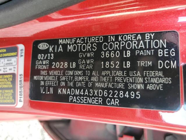 Photo 11 VIN: KNADM4A3XD6228495 - KIA RIO LX 