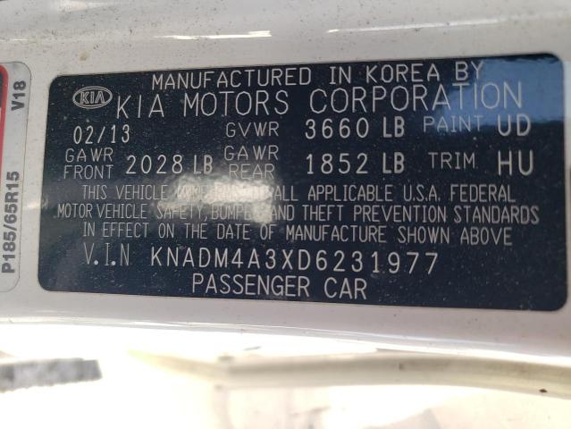 Photo 12 VIN: KNADM4A3XD6231977 - KIA RIO 