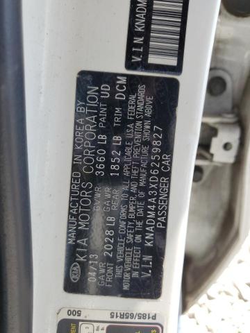 Photo 11 VIN: KNADM4A3XD6259827 - KIA RIO LX 