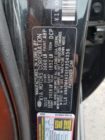 Photo 9 VIN: KNADM4A3XE6354356 - KIA RIO LX 