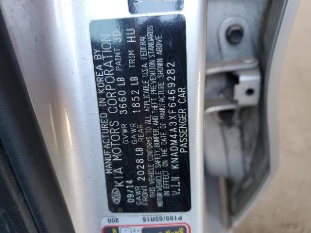 Photo 11 VIN: KNADM4A3XF6469282 - KIA RIO 