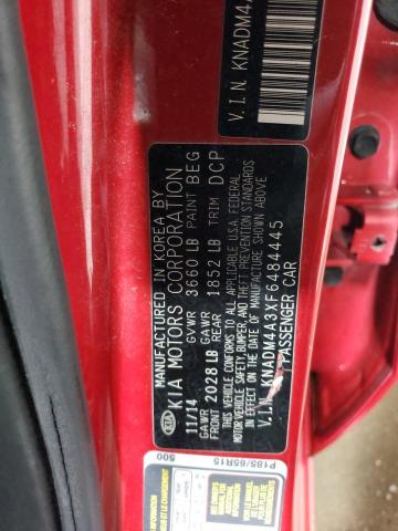 Photo 11 VIN: KNADM4A3XF6484445 - KIA RIO LX 