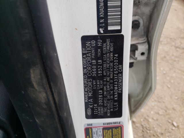 Photo 12 VIN: KNADM4A3XF6503074 - KIA RIO 