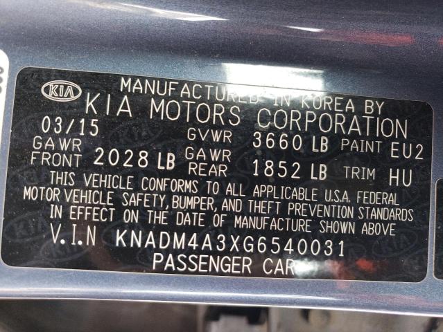 Photo 12 VIN: KNADM4A3XG6540031 - KIA RIO LX 