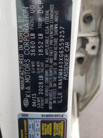 Photo 11 VIN: KNADM4A3XG6559257 - KIA RIO 