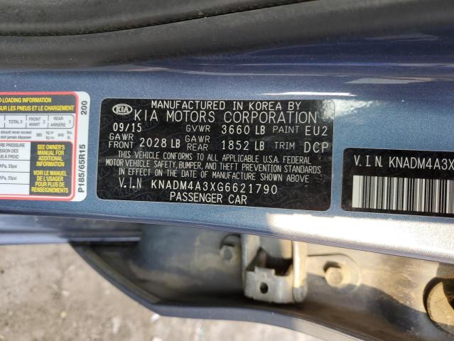 Photo 11 VIN: KNADM4A3XG6621790 - KIA RIO LX 