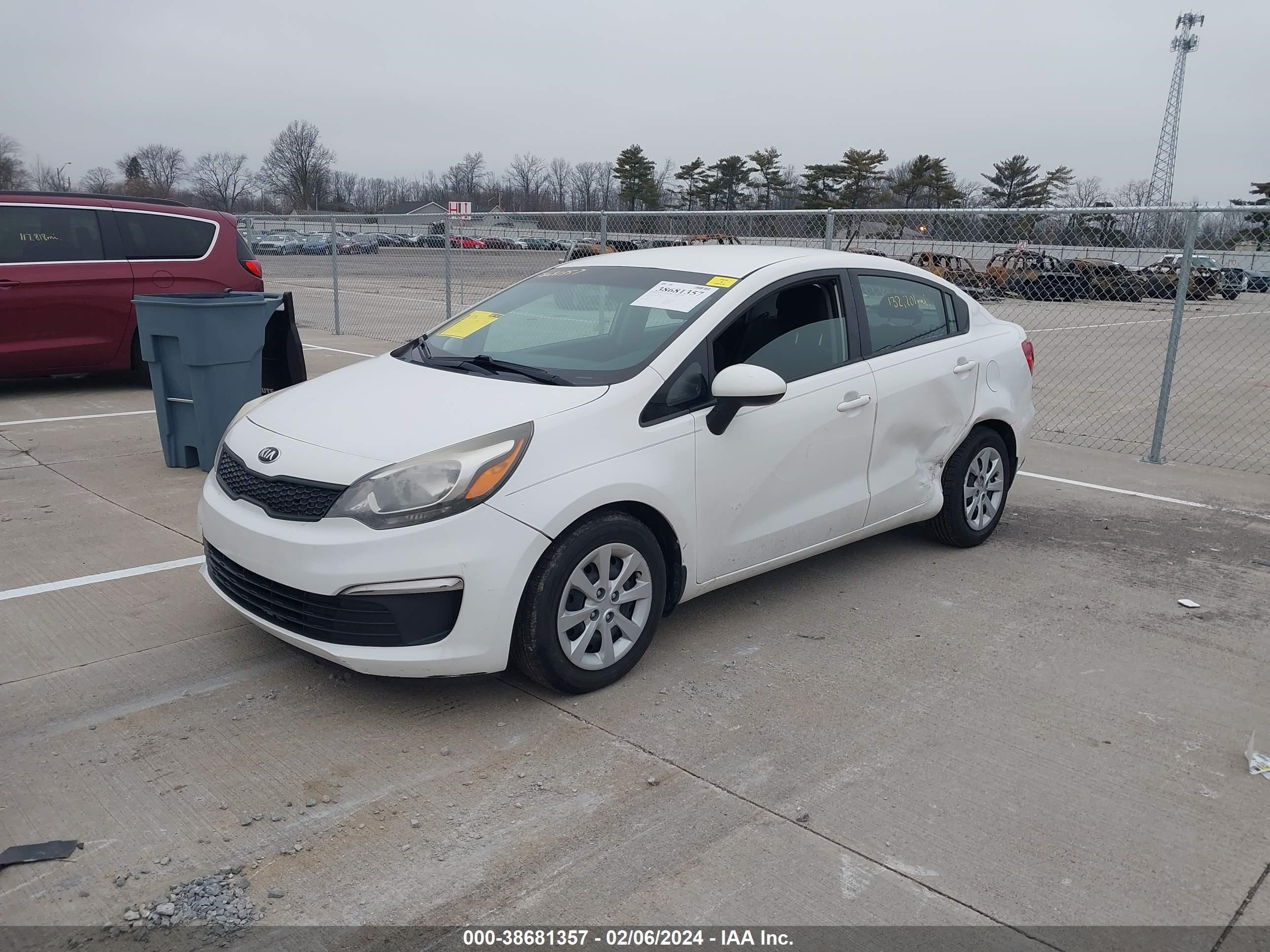 Photo 1 VIN: KNADM4A3XG6641568 - KIA RIO 