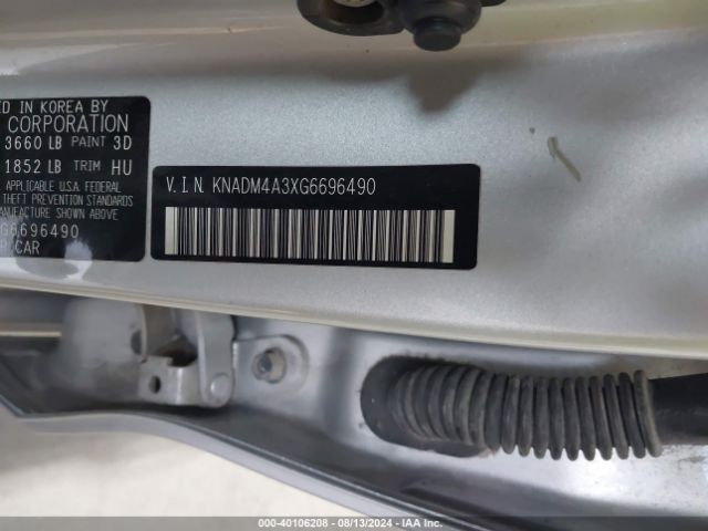 Photo 8 VIN: KNADM4A3XG6696490 - KIA RIO 