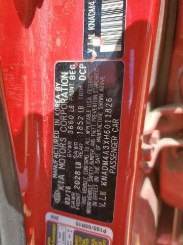 Photo 11 VIN: KNADM4A3XH6011826 - KIA RIO 